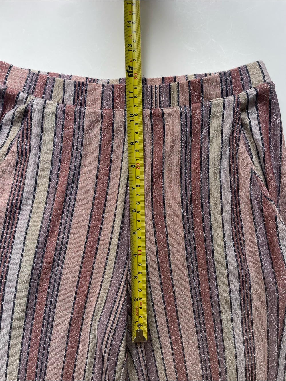 Marciano Striped Wide Leg Pants Pink Multi - Picture 8 of 8